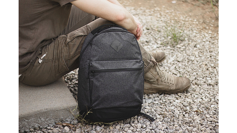 Elite Survival Systems Echo EDC Backpack w/Armor Panel, Heather Gray, 7721-H-A