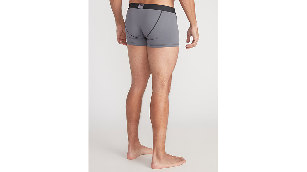 ExOfficio Give-N-Go Sport 2.0 Boxer Brief - Mens, 3 in, Steel Onyx/Black, 2XL, 12416717-9182-2XL