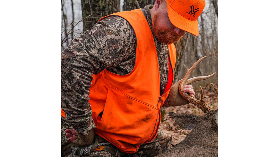 First Lite Charge Hunters Orange Vest - Mens