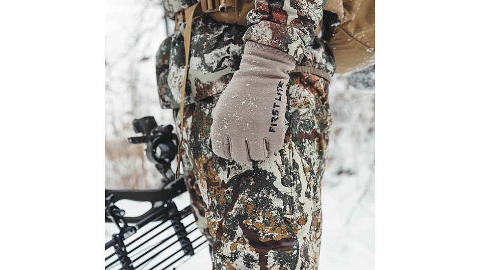 First Lite Rugged Wool Fleece Gloves