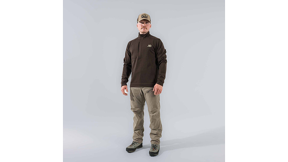 First Lite Rugged Wool Quarter Zip - Mens