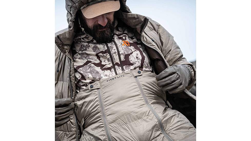 First Lite Whitecloud Down Bib - Mens