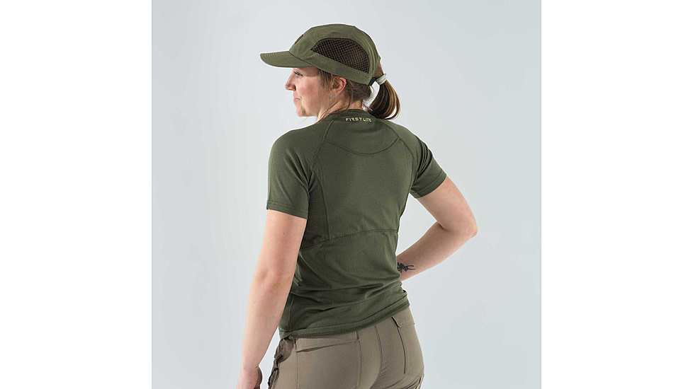 First Lite Wick Short Sleeve Crew - Womens
