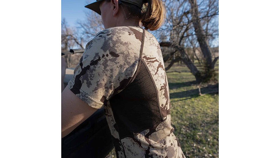 First Lite Wick Short Sleeve Crew - Womens