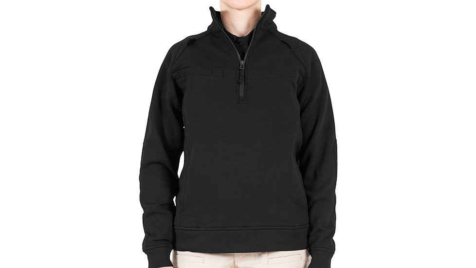 First Tactical Cotton Job Shirt 1/4 Zip - Womens, Black, Large, R, 128507-019-L-R