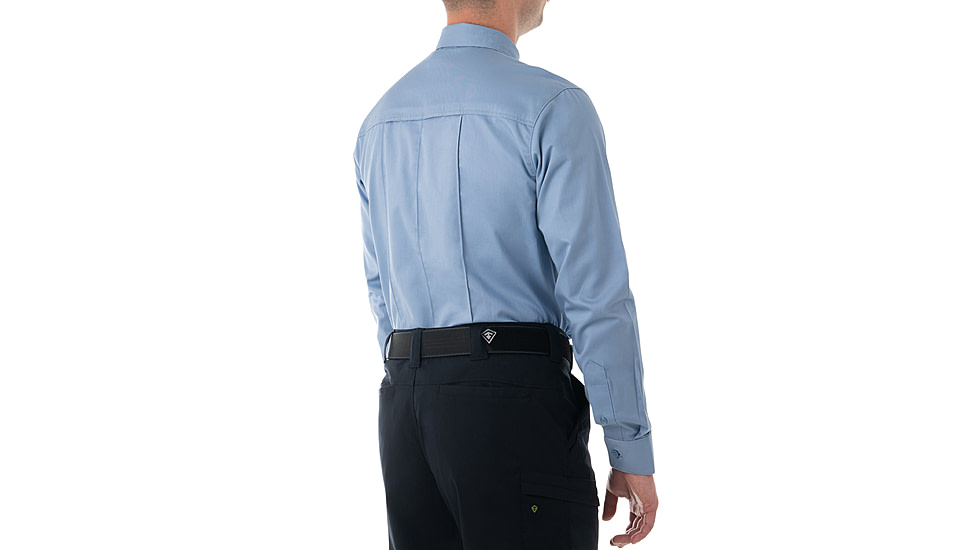 First Tactical Cotton Station Long Sleeve Shirt - Mens, Medium Blue, Regular/2XL, 111009-781-XXL-R