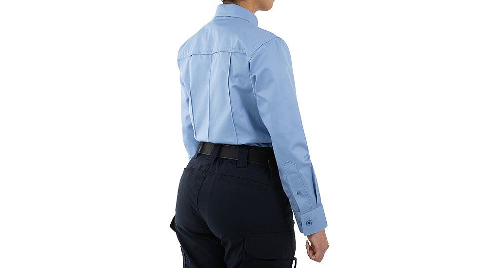 First Tactical Cotton Station Long Sleeve Shirt - Womens, Medium Blue, 2XL, 121009-781-XXL-R