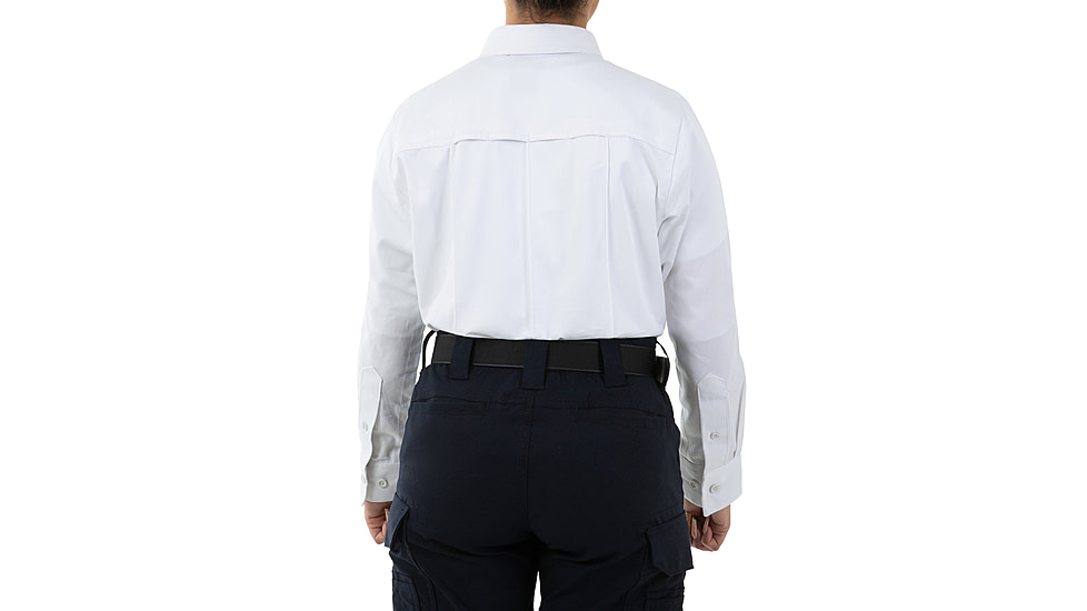 First Tactical Cotton Station Long Sleeve Shirt - Womens, White, 3XL, 121009-010-3XL-R