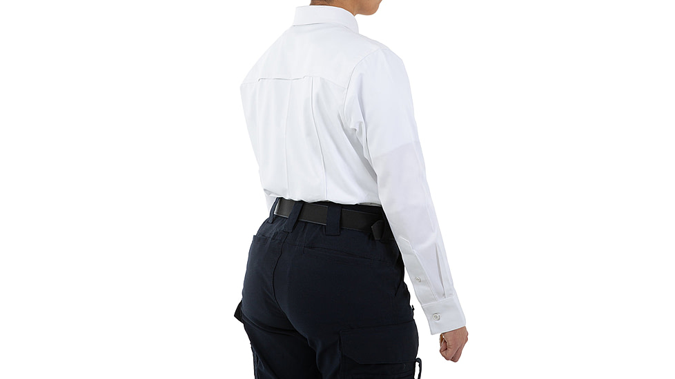 First Tactical Cotton Station Long Sleeve Shirt - Womens, White, 3XL, 121009-010-3XL-R