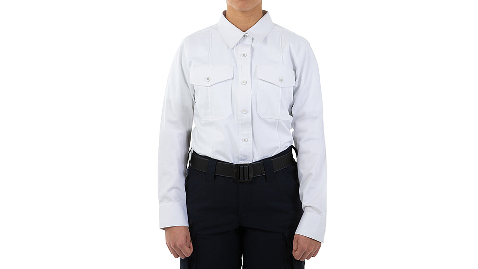 First Tactical Cotton Station Long Sleeve Shirt - Women's, White, 3XL, 121009-010-3XL-R