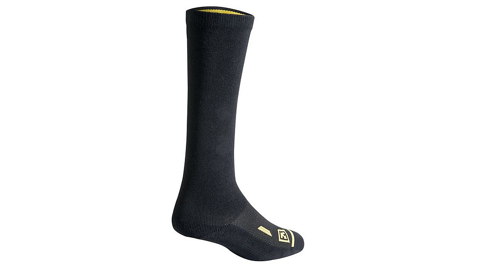 First Tactical Ctn 9in Duty Socks 3-Pk, Black, Small/Medium 160002-019-S/M