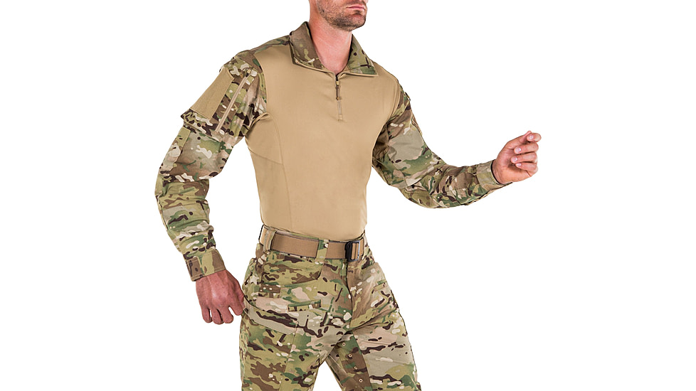 First Tactical Defender Long Sleeve Shirt - Mens, Camo, Medium, R, 111004MC-922-M-R