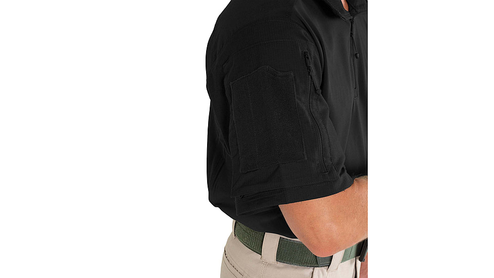 First Tactical Defender Short Sleeve Shirt - Mens, Tall, Black, Extra Large, 112017-019-XL-T