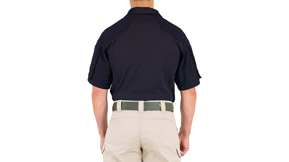 First Tactical Defender Short Sleeve Shirt - Mens, Tall, Midnight Navy, Large, 112017-729-L-T