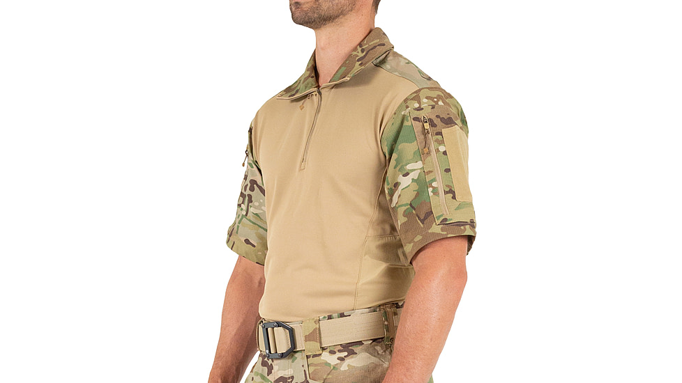 First Tactical Defender Short Sleeve Shirt - Mens, Tall, Multi Camo, 2XL, 112017MC-922-XXL-T