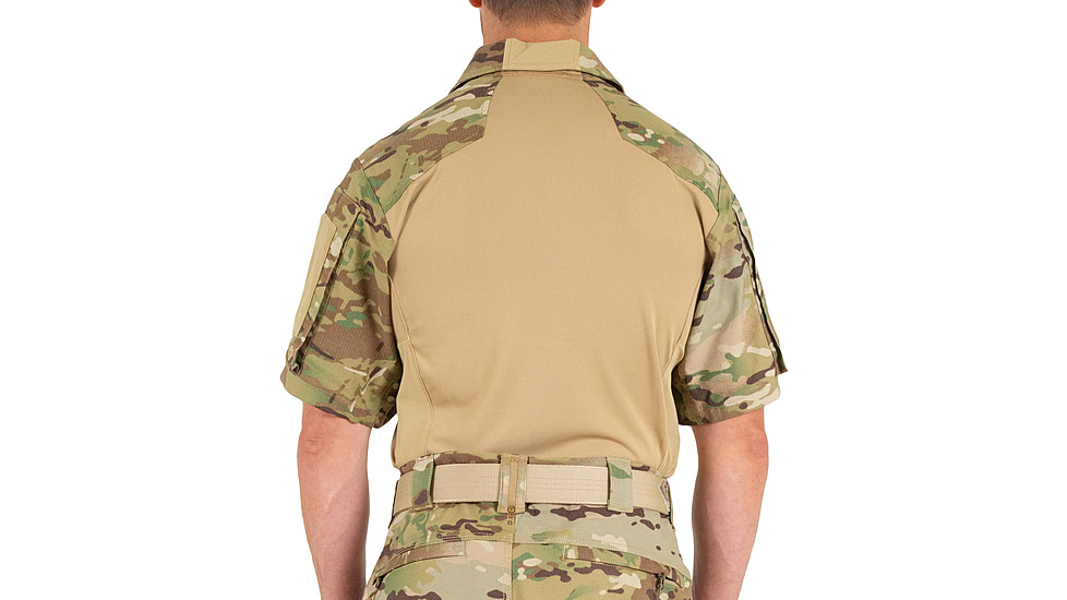 First Tactical Defender Short Sleeve Shirt - Mens, Tall, Multi Camo, 2XL, 112017MC-922-XXL-T