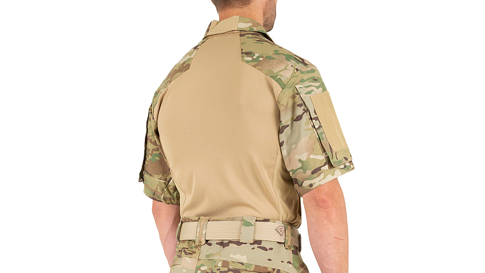 First Tactical Defender Short Sleeve Shirt - Mens, Tall, Multi Camo, 2XL, 112017MC-922-XXL-T