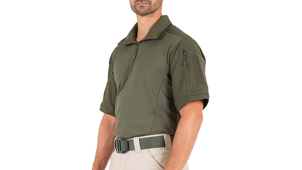 First Tactical Defender Short Sleeve Shirt - Mens, Tall, OD Green, 3XL, 112017-830-3XL-T