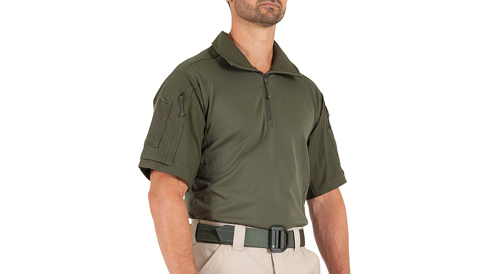 First Tactical Defender Short Sleeve Shirt - Mens, Tall, OD Green, 3XL, 112017-830-3XL-T