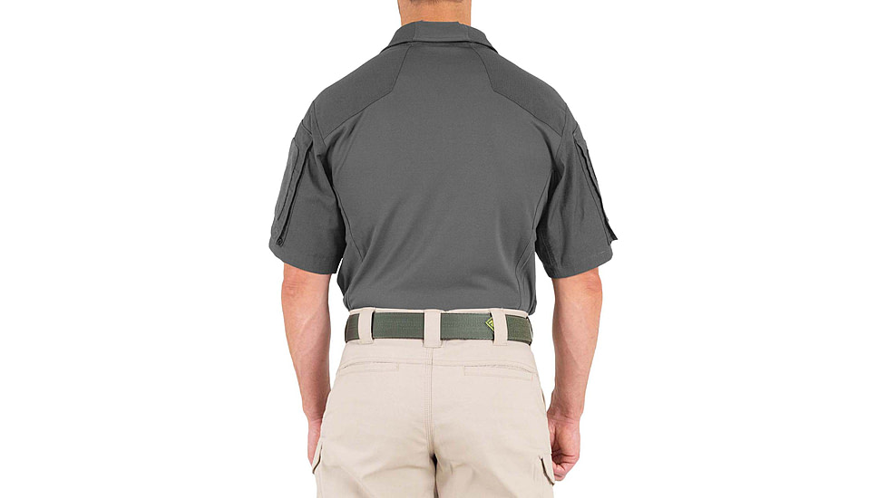 First Tactical Defender Short Sleeve Shirt - Mens, Tall, Wolf Grey, Extra Large, 112017-036-XL-T