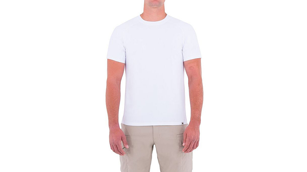 First Tactical Mens Performance S/S Tshrt, White, Small 112503-010-S