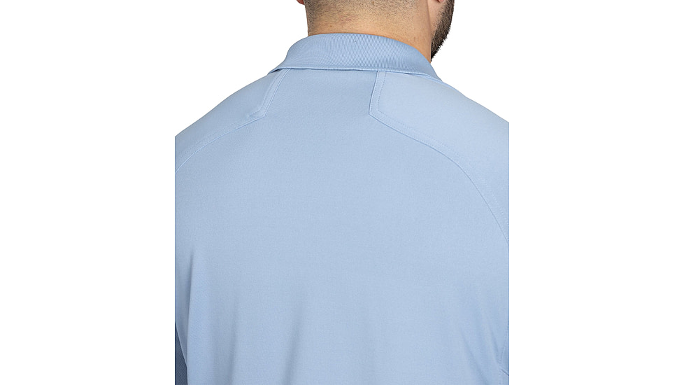 First Tactical Performance Long Sleeve Polo - Mens, Medium Blue, Regular/3XL, 111503-781-3XL