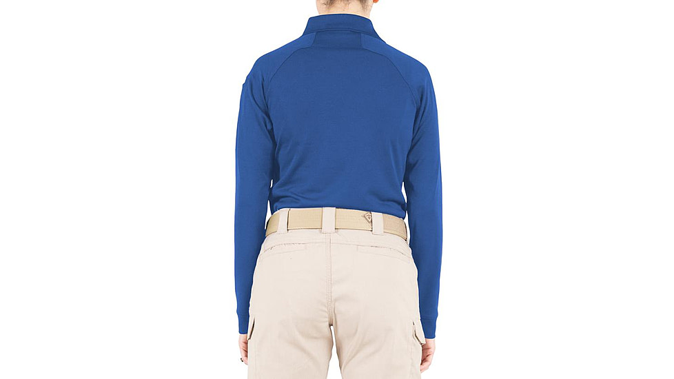 First Tactical Performance Long Sleeve Polo - Womens, Academy Blue, Large, 121503-691-L