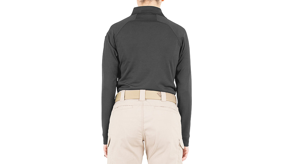 First Tactical Performance Long Sleeve Polo - Womens, Asphalt, 3XL, 121503-015-3XL