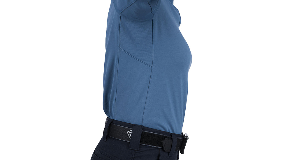 First Tactical Performance Long Sleeve Polo - Womens, French Blue, Large, 121503-484-L