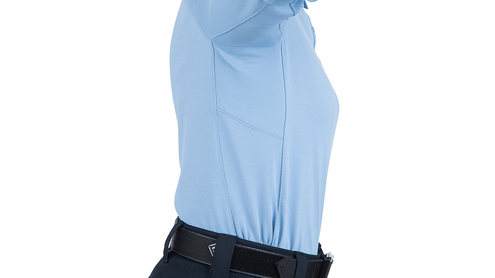 First Tactical Performance Long Sleeve Polo - Womens, Medium Blue, 3XL, 121503-781-3XL