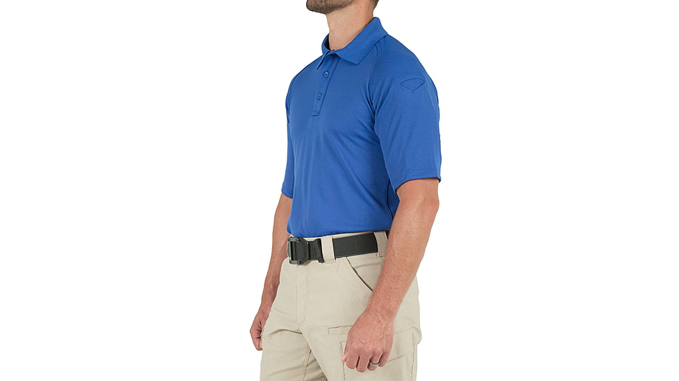 First Tactical Performance Short Sleeve Polo - Mens, Academy Blue, Tall/Large, 112509-691-L-T
