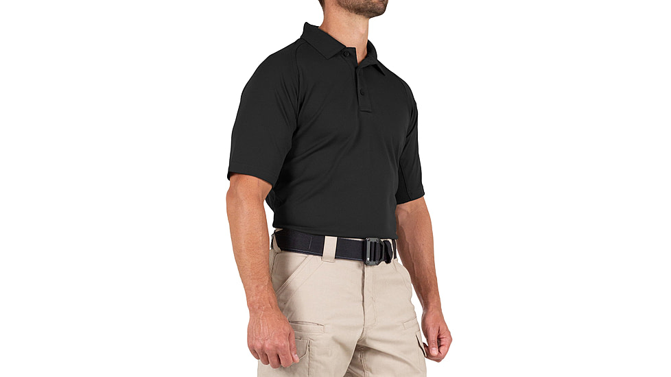 First Tactical Performance Short Sleeve Polo - Mens, Tall, Black, 6XL, 112509-019-6XL-T