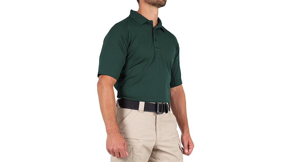 First Tactical Performance Short Sleeve Polo - Mens, Tall, Spruce Green, 6XL, 112509-812-6XL-T