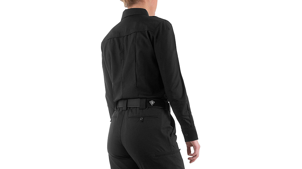 First Tactical Pro Duty Long Sleeve Shirt - Womens, Black, Medium, 121011-019-M-R