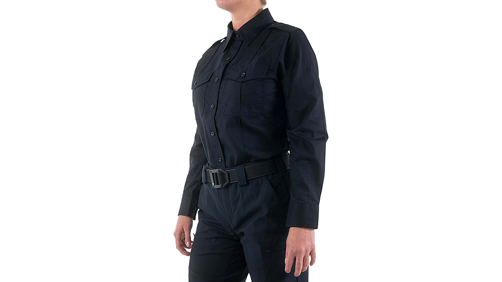 First Tactical Pro Duty Long Sleeve Shirt - Womens, Midnight Navy, Medium, 121011-729-M-R