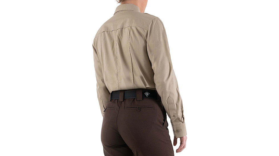 First Tactical Pro Duty Long Sleeve Shirt - Womens, Silver Tan, Extra Large, 121011-065-XL-R