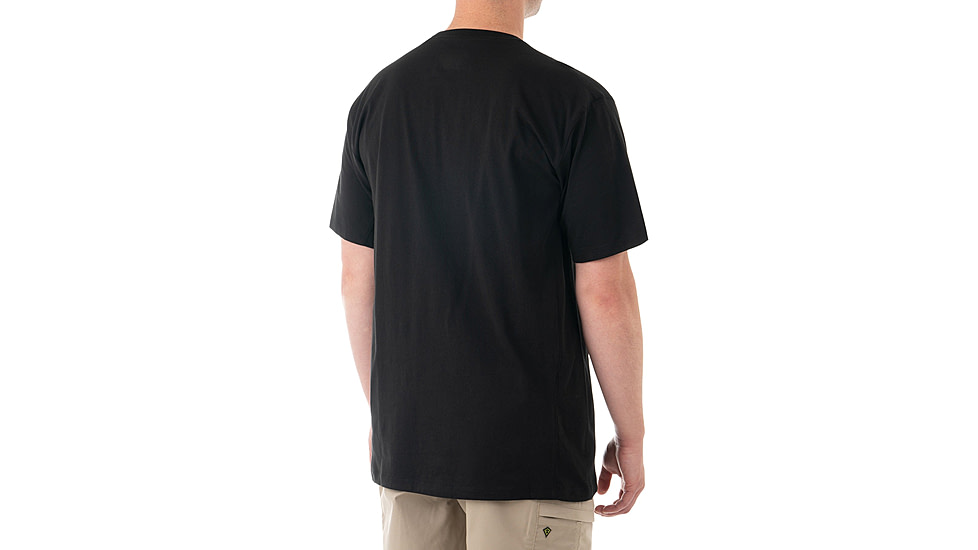 First Tactical Tactix Cotton Short Sleeve Tee - Mens, Black, Regular/3XL, 112501-019-3XL