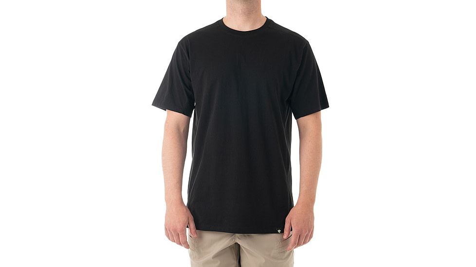 First Tactical Tactix Cotton Short Sleeve Tee - Mens, Black, Regular/3XL, 112501-019-3XL