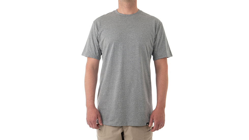 First Tactical Tactix Cotton Short Sleeve Tee - Men's, Heather Gray, 3XL, 112501-016-3XL