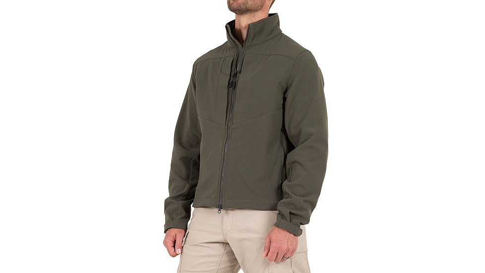 First Tactical Tactix Softshell Short Jacket - Mens, OD Green, 2XL, 118503-830-XXL