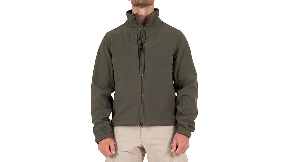 First Tactical Tactix Softshell Short Jacket - Mens, OD Green, 2XL, 118503-830-XXL