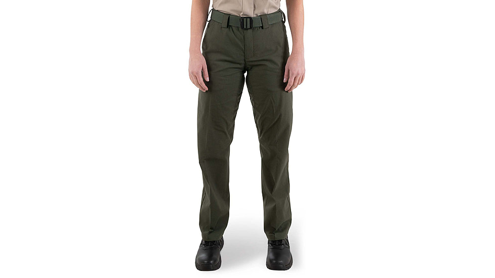 First Tactical V2 Pro Duty 6 Pocket Pants - Women's, 16 US, Unhemmed, OD Green, 124041-830-16