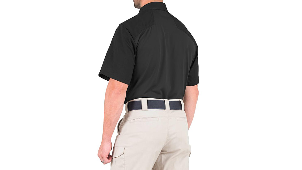 First Tactical V2 Pro Performance Short Sleeve Shirt - Mens, Black, 3XL, T, 112012-019-3XL-T