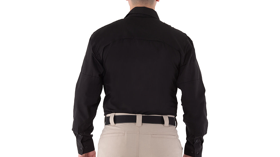 First Tactical V2 Tactical Long Sleeve Shirt - Mens, Black, Small, R, 111006-019-S-R