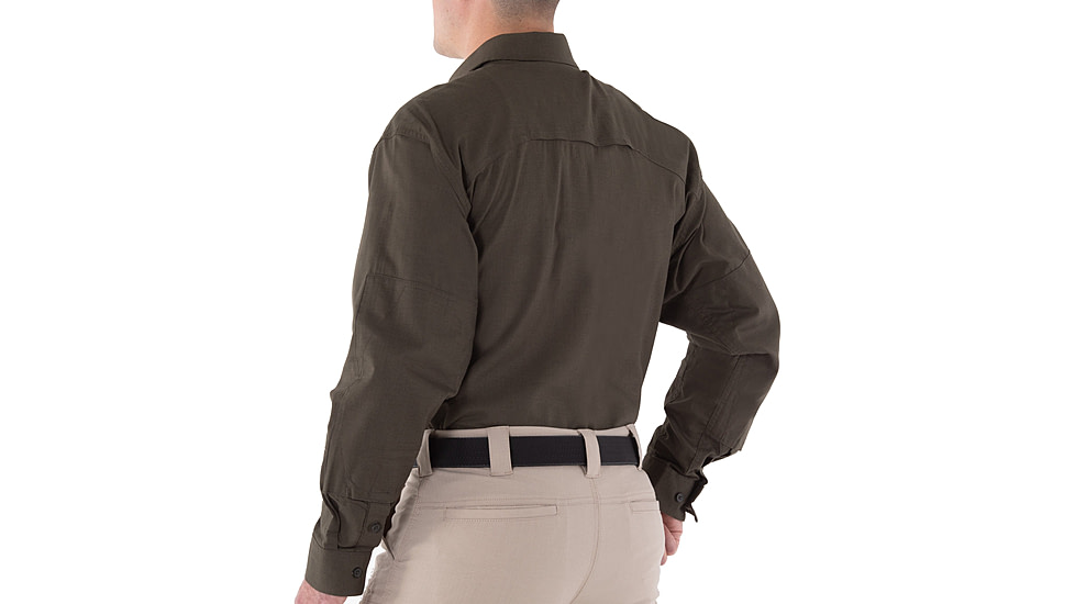 First Tactical V2 Tactical Long Sleeve Shirt - Mens, OD Green, Large, R, 111006-830-L-R