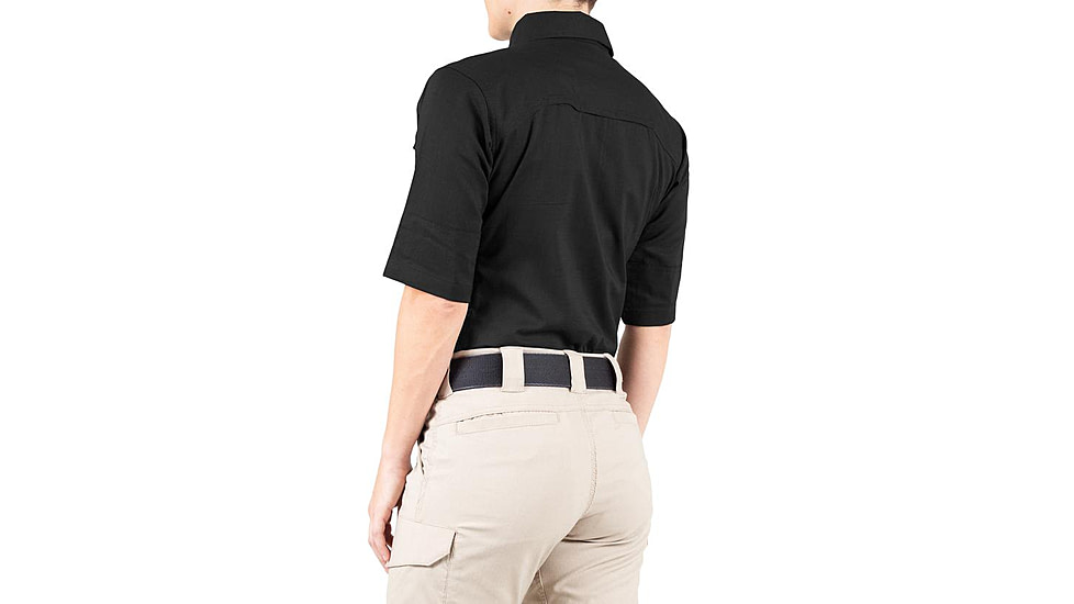 First Tactical V2 Tactical Short Sleeve Shirt - Womens, Black, Medium, 122007-019-M
