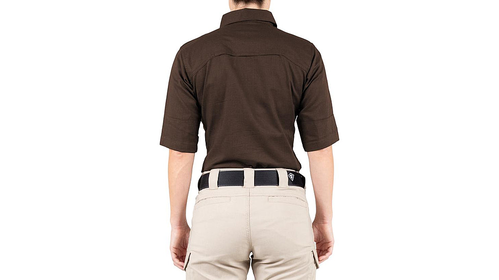 First Tactical V2 Tactical Short Sleeve Shirt - Womens, Kodiak Brown, Small, 122007-182-S