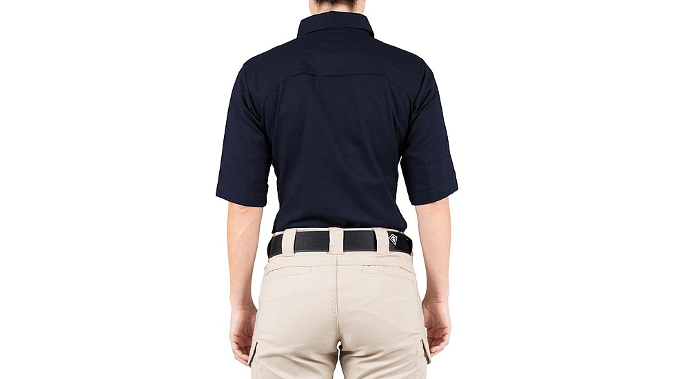 First Tactical V2 Tactical Short Sleeve Shirt - Womens, Midnight Navy, Large, 122007-729-L