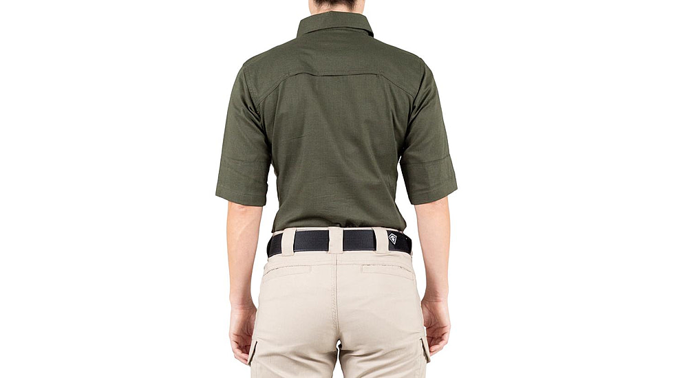 First Tactical V2 Tactical Short Sleeve Shirt - Womens, Ranger Green, 2XL, 122007-610-XXL