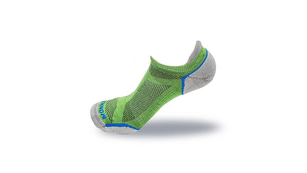 Fish Monkey No Show Guide Series Socks, Lime, XL, SM200-LME-XL